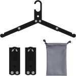 Letnerny - cintres de voyage pliables en aluminium ¿ 3 pices lger & rsistant avec bote cadeau ¿ ...