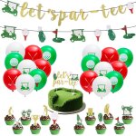 Letnerny - dcoration golf ensemble, pr - enfiles bannire let's par - tee dcor pour gteaux et cupcakes ...