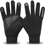 Letnerny - gants de cyclisme d'hiver pour ecran tactile - coupe - vent - thermiques - antidrapants - ...