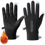 Letnerny - gants velo homme, gants hiver thermiques, gant velo preuve de froid, mitaines femme toison, ...