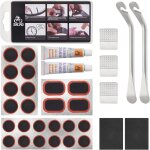 Letnerny - kit de réparation pour pneus de vélo, 34 pièces, kit de réparation pour chambres a air avec ... Letnerny - kit de réparation pour pneus de vélo, 34 pièces, kit de réparation pour chambres a air avec ...