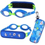 Letnerny - lunettes de natation pour enfants de 3 a 6 ans, lunettes de natation pour tout - petits sans ...