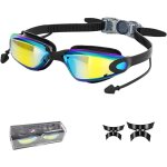 Letnerny - lunettes de natation polarises pour homme et femme - pince - nez - protection uv - anti - ...