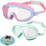 Letnerny - lunettes de plonge pour enfants, pack de 2 lunettes de natation pour enfants de 3 a 8 ans, ...