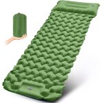 Letnerny - matelas de camping gonflable, 15cm epaisseur portable ultralger matelas autogonflant 1 personne ...