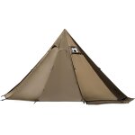 Letnerny - northgaze tipi tente pour 2 - 4 personnes outdoor camping tent with stove jack 4 seasons tent ...