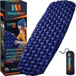 Letnerny - tapis gonflable ultra l�ger pour le camping et la randonn�e ¿ matelas gonflable compact ¿ ...