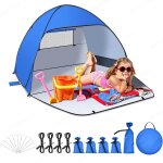 Letnerny - tente de plage pop up pour, système pop - up, haute protection solaire fps 50 + , abri de ... Letnerny - tente de plage pop up pour, système pop - up, haute protection solaire fps 50 + , abri de ...
