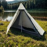 Letnerny - tente tipi ultralger 1 personne tente de camping outdoor randonne trekking tente de montagne ...