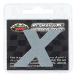 Lettre adh�sive r�fractive - 3m - x - tissu doux - application a froid - s�curit� accrue
