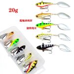 Leurre 3d m�tallique vibrant coulant avec yeux, app�t artificiel id�al pour le bar, le brochet ou la ...