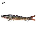 Leurre artificiel compos� de plusieurs sections articul�es, app�t artificiel r�aliste, wobbler, id�al ...