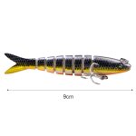 Leurres artificiels a triple hameon, matriel de pche, rsistance a la compression, pour l'extrieur, ...