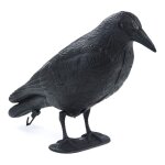 Leurres de chasse en plastique noir, corbeau, insectes nuisibles, faux oiseaux, chasse en plein air, ...