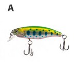 Leurre m�n� rigide coulant, app�t artificiel de type poisson nageur id�al pour la p�che au bar, au brochet ...