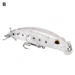 Leurre m�n� en plastique avec yeux 3d r�alistes, app�t artificiel id�al pour la p�che a la ligne, avec ...