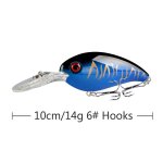 Leurre mn rigide de type poisson nageur, appt elidal pour la pche en surface, au bar ou a la carpe, ...