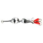 Leurre m�tallique rotatif avec triple hame�on, app�t artificiel id�al pour la p�che a la truite ou au ...