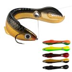 Leurre de p�che bionique souple en silicone, app�t artificiel de type poisson nageur, wobbler, mat�riel ...