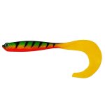 Leurre de pêche artificiel long et bouclé imitation de léopard vert pour la pêche en mer evacuation des ... Leurre de pêche artificiel long et bouclé imitation de léopard vert pour la pêche en mer evacuation des ...