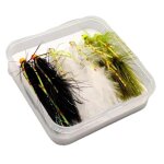 Pour leurres de pche a la mouche woolly bugger, 6 banderoles olive en perles mtalliques pour truite, ...