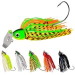 Leurre de p�che sans mauvaises herbes, buzzbait, chatterbait, wobbler, pour bar, brochet, dor�, nouveau, ...