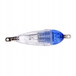 Leurre de pêche sous - marine a gouttes profondes, lumière clignotante, 5 couleurs bleues Leurre de pêche sous - marine a gouttes profondes, lumière clignotante, 5 couleurs bleues