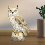 Leurre en rsine imitation hibou, dcor de jardin, dfense de cour, paysage etanche