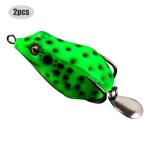 Leurre souple de type grenouille, app�t artificiel id�al pour la p�che en surface, au brochet ou a la ...