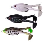 Leurre souple pour la p�che en surface, app�t artificiel non peint id�al pour la p�che au bar