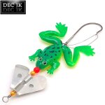 Leurre spinnerbait en silicone souple avec grenouille, artificiel, faux app�t, wobbler, id�al pour la ...