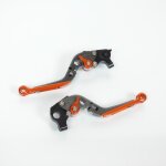 Levier frein droit mad pour moto ktm 690 smc 2014 a 2017 titane et orange anodisé neuf Levier frein droit mad pour moto ktm 690 smc 2014 a 2017 titane et orange anodisé neuf