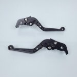 Levier frein droit myra pour moto honda 750 vt c2b shadow 2011 a 2014 alu cnc noir repliable / paire ...