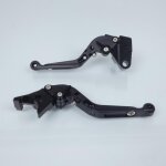 Levier frein droit myra pour moto kawasaki 500 gpz ex (s) 1 disque 1989 a 2002 alu cnc noir / paire neuf ...