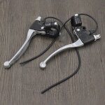 Levier de frein electrique, 1 paire, ensemble de pi�ces de rechange, commutateur electrique de v�lo, ...