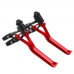 Leviers de freins de v�lo en alliage d'aluminium cnc, 1 paire, v - brake creux en v, poign�e pour vtt ...
