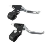 Leviers de frein de vélo de montagne en alliage d'aluminium, 2 pièces, poignée de bicyclette, etrier, ... Leviers de frein de vélo de montagne en alliage d'aluminium, 2 pièces, poignée de bicyclette, etrier, ...