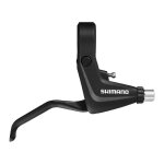 Levier de frein vtt 2 doigts shimano alivio droit noir pour v - brake