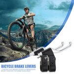 Leviers de guidon de vélo en aluminium durables, 1 paire de 22mm, poignées de frein a main, accessoires ... Leviers de guidon de vélo en aluminium durables, 1 paire de 22mm, poignées de frein a main, accessoires ...