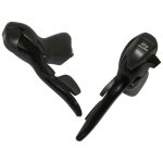 Levier - manette route microshift 9 vitesses triple alu noir (paire) compatible shimano
