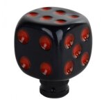 Levier de vitesse de noir - rouge pommeau universel auto