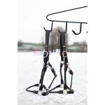 Licol pour cheval en cuir hfi braided cob mixte marron