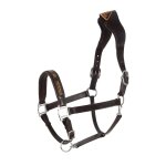 Licol pour cheval doublure en cuir de veau acavallo ergonomic pollguard