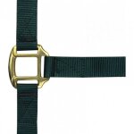 Licol nylon norton doublé cuir taille poney vert foncé Licol nylon norton doublé cuir taille poney vert foncé