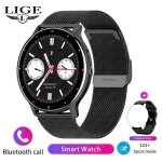 Lige - montre intelligente etanche pour hommes et femmes, appel bluetooth, bracelet de fitness sportif, ... Lige - montre intelligente etanche pour hommes et femmes, appel bluetooth, bracelet de fitness sportif, ...