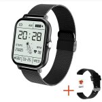 Lige - montre intelligente de sport a ecran tactile complet pour hommes et femmes, montres de fitness, ...