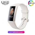 Lige - smartwatch de sport etanche pour hommes et femmes, surveillance de la temprature et de l'oxygne ...