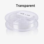 Ligne de p�che en nylon, ligne principale / sous - ligne marron / transparente, ligne de p�che en soie ...