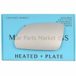 Linke beifahrerseite au�enspiegelglas f�r skoda octavia 04 - 09 w�rme + platte