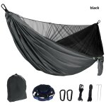 Lit de camp suspendu a ouverture rapide avec amené de moustiques 210t parachute en nylon avec filet d'enseigne ... Lit de camp suspendu a ouverture rapide avec amené de moustiques 210t parachute en nylon avec filet d'enseigne ...
